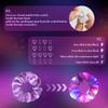 12PCS LED Hair Scrunchies,URSMART Light up Scrunchies Led Light Hair Bands with Gift Bage Glow in the Dark Hair Scrunchies Multi Light Modes for Woman,Glow Party Christmas Hair Accessories view 3