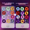 12PCS LED Hair Scrunchies,URSMART Light up Scrunchies Led Light Hair Bands with Gift Bage Glow in the Dark Hair Scrunchies Multi Light Modes for Woman,Glow Party Christmas Hair Accessories view 4