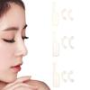 VANANA 3 Sizes Invisible Nose Lifter, Soft Silicone Nose Straightener Corrector Tool, Comfortable Easy Install Removable (White) view 2