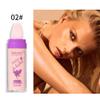 Polvo De Hadas Highlighter Stick Puff Fairy Stick Highlight Powder Glitter Loose Powder Brush Stick Contouring Powder Shimming Face Powder Blusher (#02 Fairy pink) view 3