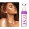 Polvo De Hadas Highlighter Stick Puff Fairy Stick Highlight Powder Glitter Loose Powder Brush Stick Contouring Powder Shimming Face Powder Blusher (#01 Pearl White) view 3
