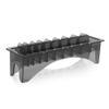 ANKORYU 10 Grid Clipper Guard Holder Organizer, Rectangular Plastic Guide Comb Storage Box, Electric Hair Clipper Limit Comb Organizer for Electric Hair Clipper Limit Comb (Black) view 1