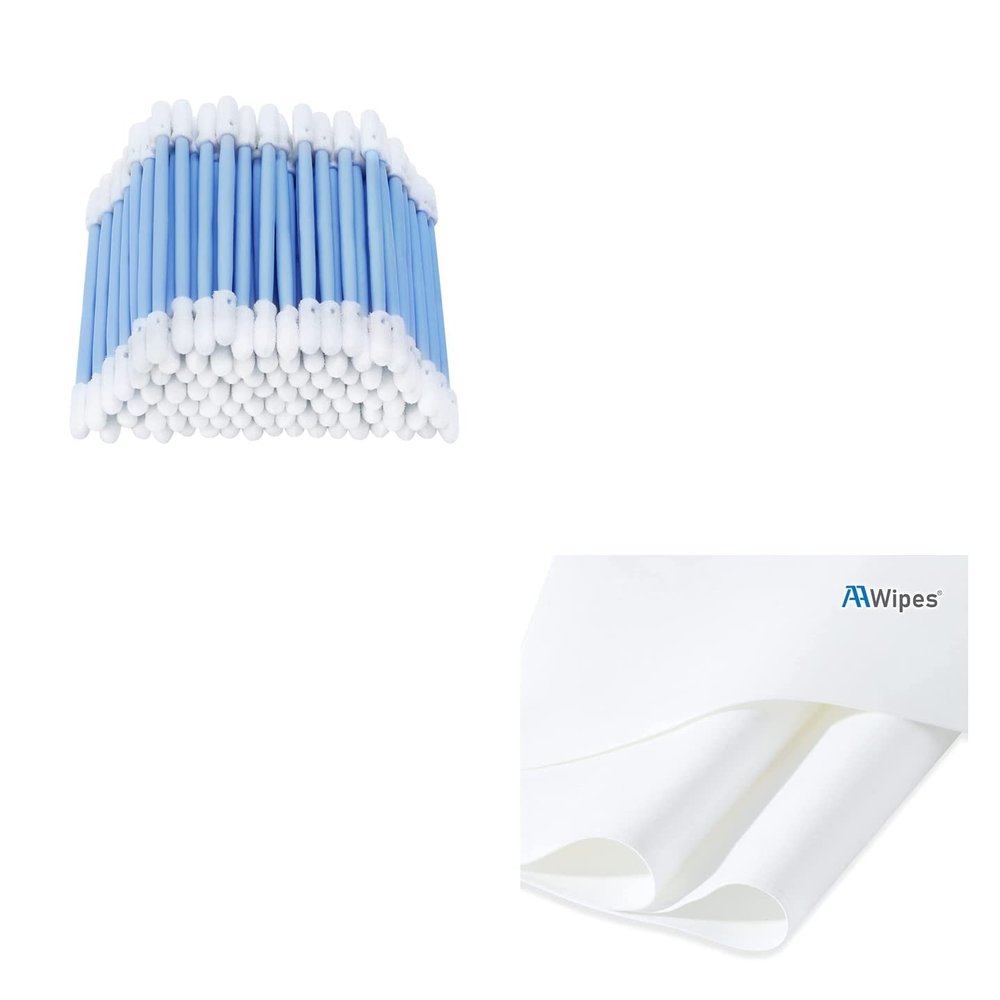 AAwipes Double Round Head Foam Swabs & A-Cloths