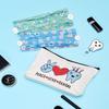 4PCS Dentist Gifts Dental Hygienist Accessories Headbands with Buttons Glitter Acrylic Badge Reel Retractable Teeth Makeup Bag Dentist Physician Appreciation Gift for Women Assistant Week Graduation view 4