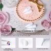 10400PCS Transparent Rhinestones, Jelly Resin Crystals for Nails, Flatback Non Hotfix DIY Rhinestones with 15 cm Pencil Sharpener, Tweezer & Picker Pen view 3