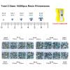 10400 PCS AB Rhinestones, Jelly Resin Crystals for Nails, Flatback Non Hotfix DIY Rhinestones with 15 cm Pencil Sharpener and Tweezer & Picker Pen view 2