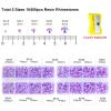 10400PCS Purple Rhinestones, Jelly Resin Crystals for Nails, Flatback Non Hotfix DIY Rhinestones with 15 cm Pencil Sharpener and Tweezer & Picker Pen (Light Purple AB) view 2