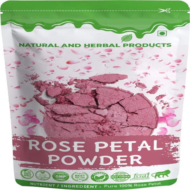 BETT Rose Petal Powder for Eating | Rosa Centifolia | Gulab | Face Pack for Skin Care | Face Mask | Face Pack | Skin Brightening | Hair Care | Juice | Drink | Baby Bath - 100Gram