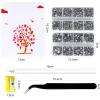 QPRETTY DU 10400 PCS White Rhinestones, Jelly Resin Crystals for Nails & Crafts with 15 cm Pencil Sharpener and Tweezer & Picker Pen view 4