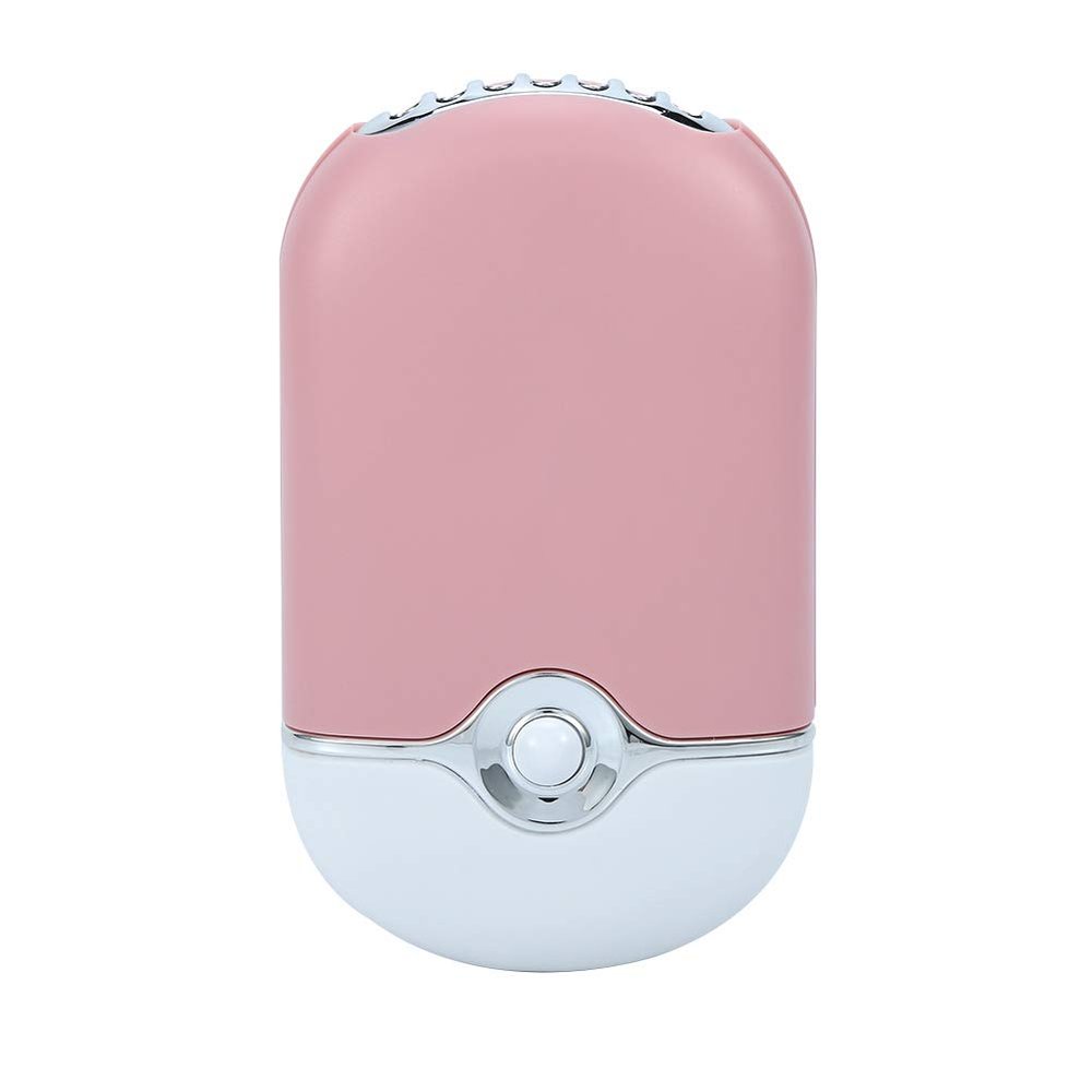 ANKROYU Portable Lash Fan Dryer for Eyelash Extensions, USB Rechargeable Handheld Mini Fan Lash DryerGlue Quick Drying Tool, Rechargeable Electric Handheld Air Conditioning(Pink)
