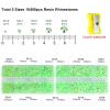 10400PCS Light Green Rhinestones, Jelly Resin Crystals for Nails, Flatback Non Hotfix DIY Rhinestones with 15 cm Pencil Sharpener and Tweezer & Picker Pen (Light Green AB) view 2