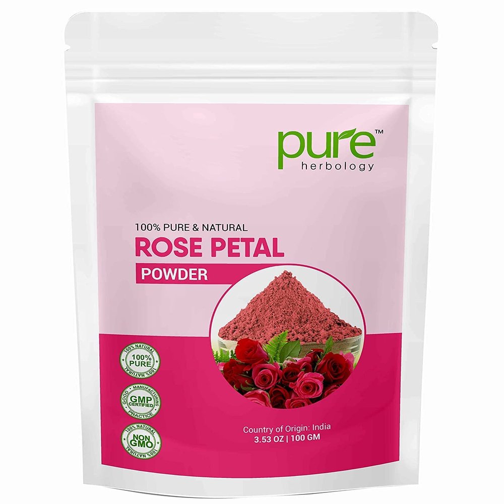 BETT Pure and Natural Double Filtered Rose Petal Powder for Skin, Face Pack Mask for Fairness, Tanning & Glowing Skin, 100gm