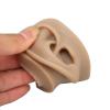 3D Silicone Nose and Mouth Model Face Silicone Model for Ear Nose Mouth,Silicone Model for Nose Earrings Display,Piercing Practice Tool,Simulation Artificial Human Model(Dark Skin Color) view 2