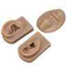 3D Silicone Nose and Mouth Model Face Silicone Model for Ear Nose Mouth,Silicone Model for Nose Earrings Display,Piercing Practice Tool,Simulation Artificial Human Model(Dark Skin Color) view 4