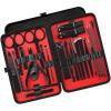 RAYESS Stainless Steel Manicure Set Pedicure kit Scissor Tweezer Ear Pick Utility Toe Nail Clipper Facial Care Tool (Color : 23 Pieces) view 1