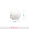Spancare Cotton Ball for Eye, Face Makeup and Nail Paint Remover (Pack of 50) view 2