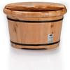 SLLSHG Oak Foot Barrel, Massage Foot Bath, Household Footbath Foot Spa Bath Massager view 3