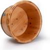 SLLSHG Oak Foot Barrel, Massage Foot Bath, Household Footbath Foot Spa Bath Massager view 4