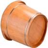 SLLSHG Pedicure Barrels,Solid Wood Natural Foot Spa Wooden Tub Household Sleep Improve Foot Spa Bath Massager (Color : 34cm Without Cover) view 3