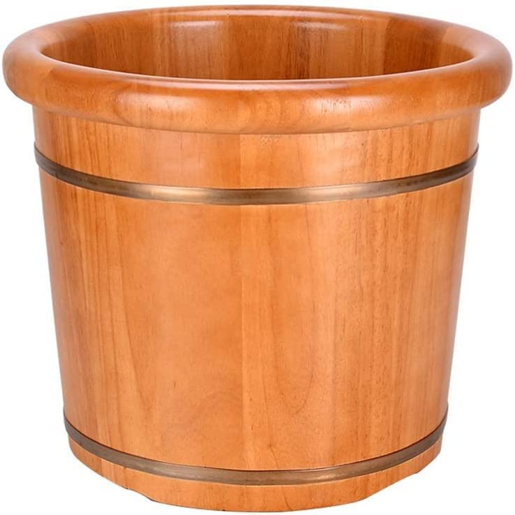 SLLSHG Pedicure Bowl Spa Massage Cedar Pedicure Barrels,Smooth and Delicate Pedicure Barrels Foot Spa Bath Massager