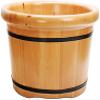 Foot Spa for Adults,Foot Basin for Foot Bath,Soak,or DetoxFoot Soak Bucket Made of Solid Wood,Large Foot Soak Tub Foot Spa Household Wash Ba (Color : No Cover) view 1