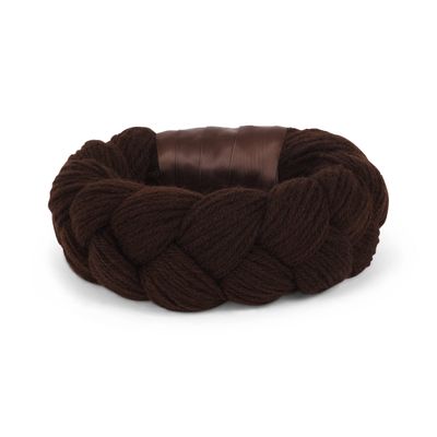 Folkicks Adult Folklorico Dance Base Braid Bun Headpiece, Tocado, Trenza, Folklorico Bun (Brown)