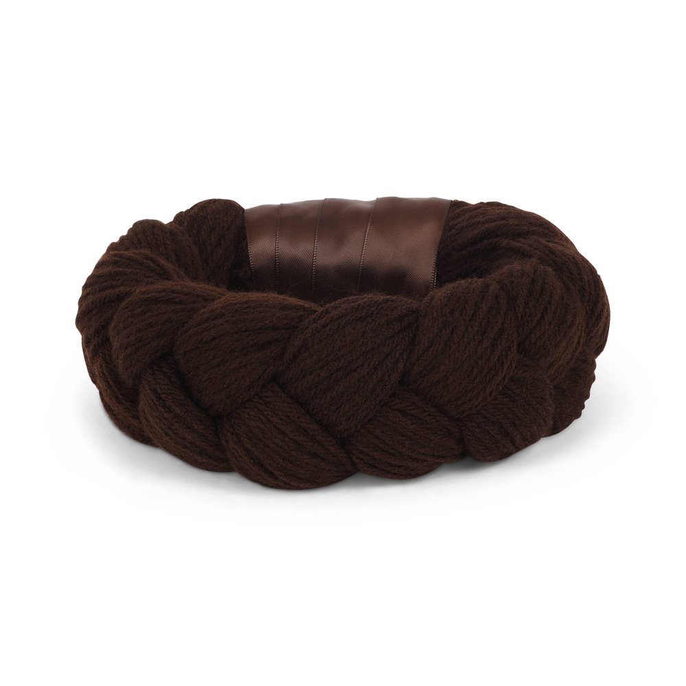 Folkicks Adult Folklorico Dance Base Braid Bun Headpiece, Tocado, Trenza, Folklorico Bun (Brown)