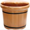 Foot Spa for Adults,Foot Basin for Foot Bath,Soak,or DetoxFoot Soak Bucket Made of Solid Wood,Large Foot Soak Tub Foot Spa Household Wash Ba (Color : Covered) view 2
