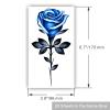 Womaha Flower Series 20 Sheets Color Temporary Tattoos for Women and Girls Fake Tattoo Stickers view 4