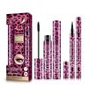 Leopard Makeup Set Black Mascara + Eyeliner Pen Waterproof 4D Fiber Mascaras view 1