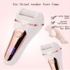 XARONF Electric Foot Callus Remover - Rechargeable Portable Electronic Foot File for Feet, Heel Shaver for Cracked Heels, Professional Pedicure Tool Kits, Foot Care for Dry Dead Skin view 2