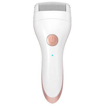 XARONF Electric Foot Callus Remover Kit, USB Rechargeable Pedicure Tools Foot Care Feet File with 3 Roller Heads, for Remove Cracked Heels Calluses and Dead Skin