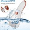 XARONF Electric Foot Callus Remover Kit, USB Rechargeable Pedicure Tools Foot Care Feet File with 3 Roller Heads, for Remove Cracked Heels Calluses and Dead Skin view 3