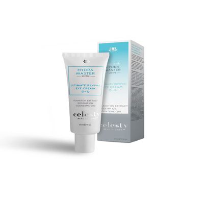 Celesty Beauty Care Eye Revival Cream, Reduces Puffiness, Dark Circles, Anti-Aging Repair Cream with Peptides & Hyaluronic Acid Reduces Bags & Fine Lines Large 1 fl oz