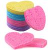 50-Count Facial Sponges Compressed, 100% Natural Cellulose Face Sponge Professional Cosmetic Spa Sponges for Face Cleansing, Exfoliating Mask, Makeup Removal for Travel and Home, Mixed view 1