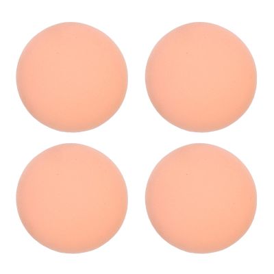 KALLORY 4pcs Supple Makeup Powder Puff for Setting Powder Gentle and Portable Cosmetic Applicator for Home Travel Use for All Skin Types Soft and Skin-friendly Design