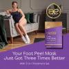 AESTA 3-in-1 Foot Peel Mask, Full-Cycle Care: Revitalizing Mousse + Feet Peeling Mask + Moisturizing Cream | All-Natural Mask for Dry Cracked Feet view 3