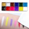 LALAFINA 2pcs 12 Face Paint for Boys and Girls 12 Colors Palette Face Body Paint Set Stencils Ideal for Halloween Parties view 2