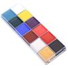 LALAFINA 2pcs 12 Face Paint for Boys and Girls 12 Colors Palette Face Body Paint Set Stencils Ideal for Halloween Parties view 3