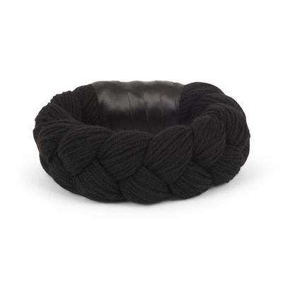 Folkicks Adult Folklorico Dance Base Braid Bun Headpiece, Tocado, Trenza, Folklorico Bun (Black)