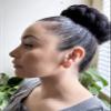 Folkicks Adult Folklorico Dance Base Braid Bun Headpiece, Tocado, Trenza, Folklorico Bun (Black) view 2