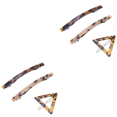 minkissy 6pcs Rhinestone Leopard Hairpin Retro Design for Women Safe to Wear Versatile for Party Festival Daily Life