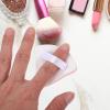 KALLORY 4pcs Powder Puff Dual-use Makeup Sponge for Dry and Wet Application Gentle and Reusable Face Powder Tool for Foundation Blending view 4