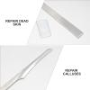 KALLORY 2sets Stainless Steel Knife Set Cuticle Remover Nail Care Tools for 3pcs*2 view 4
