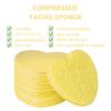 50-Count Facial Sponges Compressed, 100% Natural Cellulose Face Sponge Professional Cosmetic Spa Sponges for Face Cleansing, Exfoliating Mask, Makeup Removal for Travel and Home, Yellow view 4