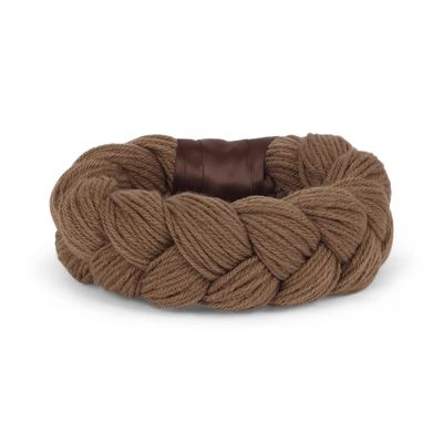 Folkicks Adult Folklorico Dance Base Braid Bun Headpiece, Tocado, Trenza, Folklorico Bun (Light Brown)
