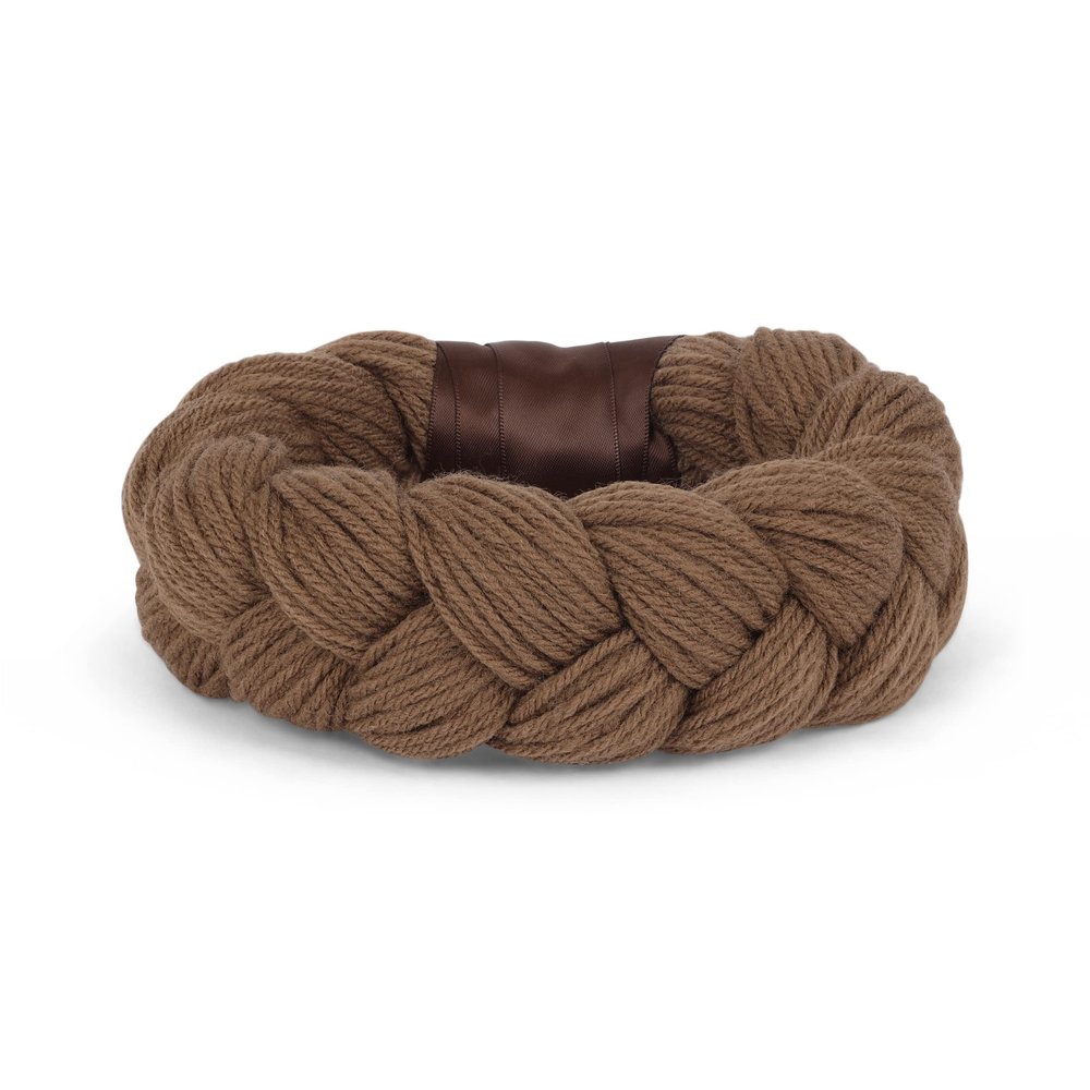 Folkicks Adult Folklorico Dance Base Braid Bun Headpiece, Tocado, Trenza, Folklorico Bun (Light Brown)