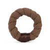 Folkicks Adult Folklorico Dance Base Braid Bun Headpiece, Tocado, Trenza, Folklorico Bun (Light Brown) view 2