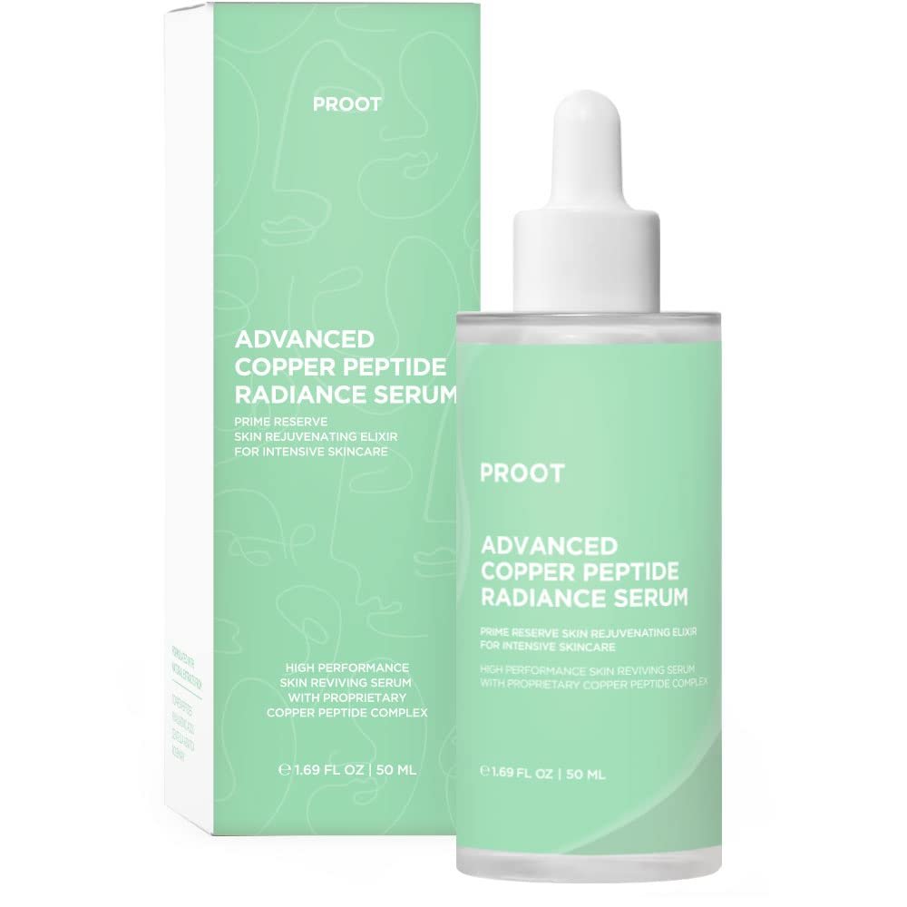 Copper Peptides Serum for Face | Advanced Copper Peptides Serum for Face | Peptides Serum For Face | Copper Peptides Night Serum with High Concentrate of Copper Peptides and Hyaluronic Acid | Copper Peptides Serum for Face with Natural and Innovative