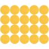 LALAFINA Skincare Sponges Set 20pcs Wood Pulp Cotton Puff Makeup Applicator Exfoliating Sponges for Women Men view 1